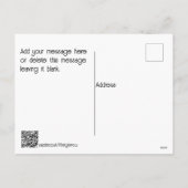 LGBTQIA+ Postkarte - das Braveste, was man kann is (Rückseite)