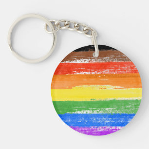 LGBTQIA+ Pride-Farbe Schlüsselanhänger