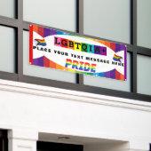 LGBTQIA+ PRIDE Parade und Mauer Personalisiert Banner (Äußeres Gebäude)