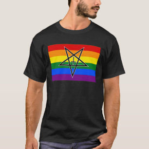 LGBTQIA+ Pride Pentagramm T-Shirt