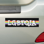 LGBTQIA Pride Rainbow Autoaufkleber (Auf Auto)