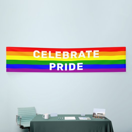 LGBTQIA Pride Rainbow Banner (Messeveranstaltung)