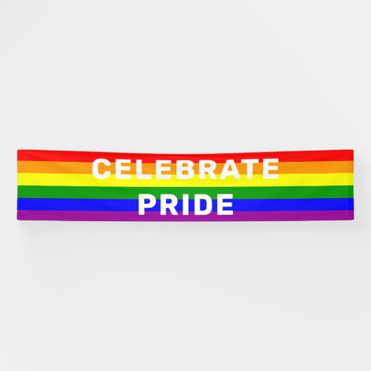 LGBTQIA Pride Rainbow Banner (Horizontal)