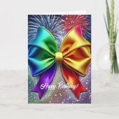 LGBTQIA Rainbow Birthday Card Karte (Vorderseite)