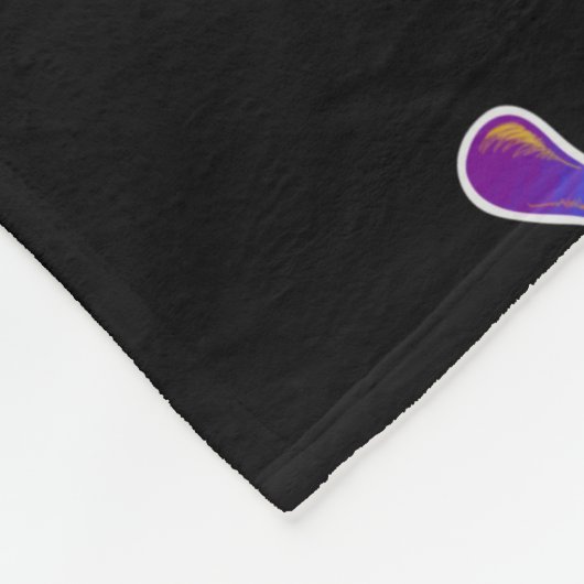 LGBTQIA Rainbow Pride Mushroom-Muster Fleecedecke (Ecke)