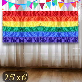 LGBTQIA-Regenbogenflagge Klassischer Queer Gay Pri Banner