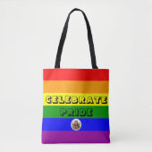 LGBTQIA+ Regenbogenflagge Tasche (Vorderseite)