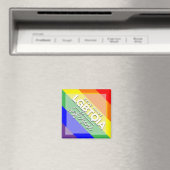 LGBTQIA Safezone Magnet (In Situ (Geschirrspüler))