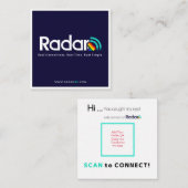 LGBTQIA+-Sammlung - QR-Karten Quadratische Visitenkarte (Vorne/Hinten)