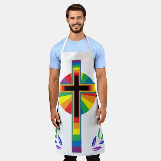 LGBTQIA+ Stolz Christliche Schürze (Getragen)