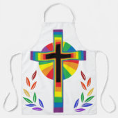 LGBTQIA+ Stolz Christliche Schürze (Vorderseite)