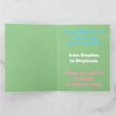 LGBTQIA Transgender Pride Raupe zum Schmettern Karte (Innenseite)