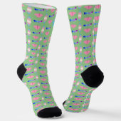 LGBTQIA Transgender Pride Raupe zum Schmettern Socken (Gewinkelt)