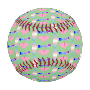 LGBTQIA Transgender Stolz Raupe zu Schmetterling Baseball