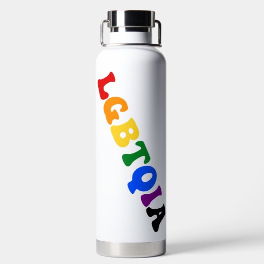 LGBTQIA TRINKFLASCHE (Rückseite)