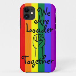 LGBTQIA+ Wir sind zusammen lauter Case-Mate iPhone Hülle