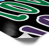 LgbtqLove ist Liebe Typografie Poster (Ecke)