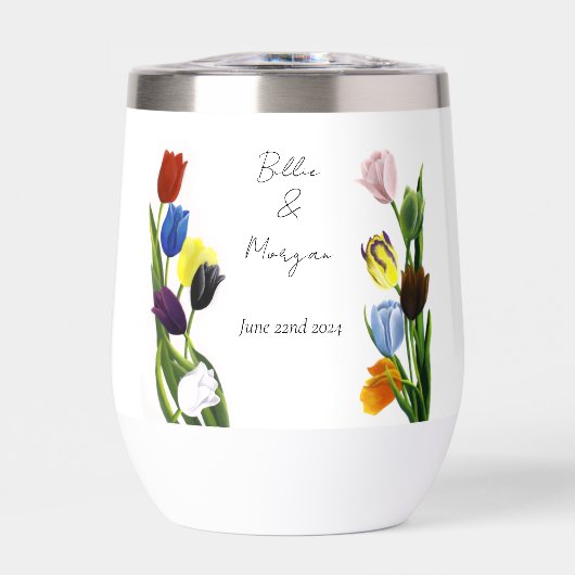 LGBTQplus Tulips-Blume (Vorderseite)