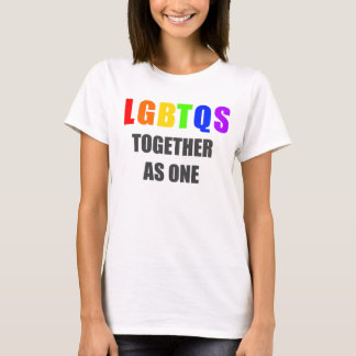 LGBTQS zusammen als eins T-Shirt