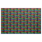 LGBTTQIAAP Pride Diversity Rainbow Acrostic Stoff (Fat Quarter (45,7 x 55,9 cm))