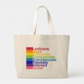 LGBTTTIK JUMBO STOFFBEUTEL (Rückseite)