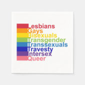LGBTTTIK SERVIETTE (Vorderseite)