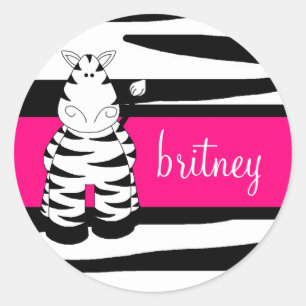 LGC   Ein Hot Momma Zebra Sticker