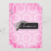 LGC| Flippin'Out Girl Babydusche Einladung (Vorne/Hinten)