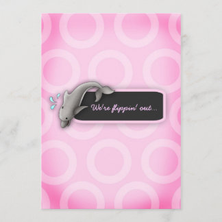 LGC| Flippin'Out Girl Babydusche Einladung