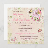 LGC| Garden Baby Dusche Einladung (Vorne/Hinten)