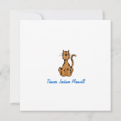 LGC | süße Safari Einladung (Rückseite)