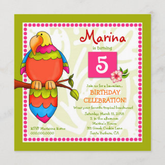LGC | tropische Papagei-dise Einladung