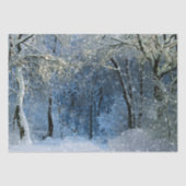 Lge Winter Wonderland Magische Glitterie Schnee Seidenpapier (Vorderseite)