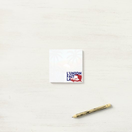 L'Gewerkschaft Fait la Force Post-it Klebezettel (Auf Schreibtisch)