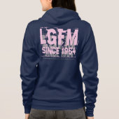 LGFM Damen machten voll Hoodie Reißverschluss zu (Rückseite)