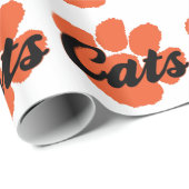LGHS Wildkatzen-Packpapier Geschenkpapier (Rolleneckpunkt)