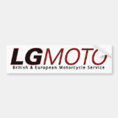 LGmoto Autoaufkleber (Vorne)