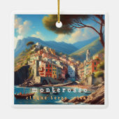 LGR006 MONTEROSSO, Cinque Terre, Italien, Keramikornament (Rückseite)