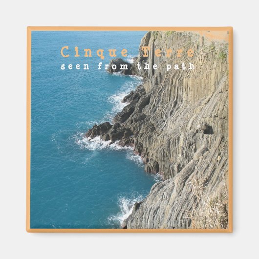 LGR013 CINQUE TERRE - Luftbild - Italien - Kühlsch Magnet (Vorne)