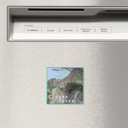 LGR014 CINQUE TERRE - Küste - Italien - Kühlschran Magnet (In Situ (Geschirrspüler))
