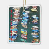 LGR016 VERNAZZA, Hafen, Cinque Terre, Keramikornament (Links)