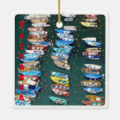 LGR016 VERNAZZA, Hafen, Cinque Terre, Keramikornament (Rückseite)