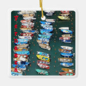 LGR016 VERNAZZA, Hafen, Cinque Terre, Keramikornament (Vorderseite)