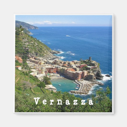 LGR018 VERNAZZA - Cinque Terre - Italien - Kühlsch Magnet (Vorne)