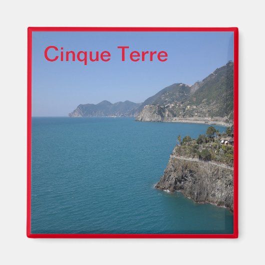 LGR029 CINQUE TERRE - Ligurien - Italien - Kühlsch Magnet (Vorne)