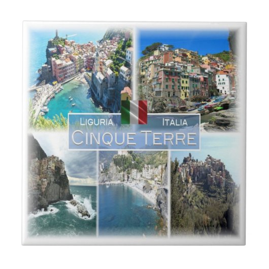 LGR040 CINQUE TERRE, Mosaik, Italien Fliese (Vorderseite)