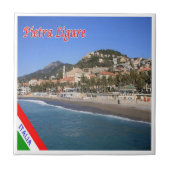 LGR083 PIETRA LIGURE, Ligurien, Italien Fliese (Vorderseite)