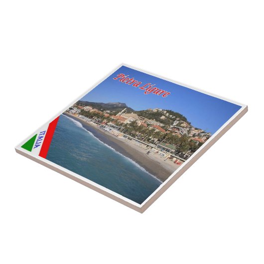 LGR083 PIETRA LIGURE, Ligurien, Italien Fliese (Seite)