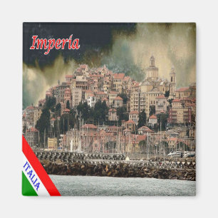 LGR088 IMPERIA, Ligurien, Italien, Kühlschrank Magnet