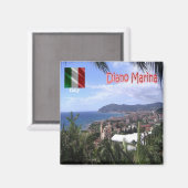 LGR090 DIANO MARINA, Ligurien, Italien, Kühlschran Magnet (Vorderseite/Rückseite)